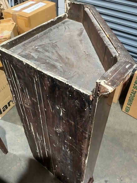 Photo of free Antique wall corner cabinet (Bootle L20) #4