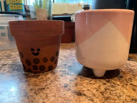 Photo of free 2 small planters (South Brampton) #1