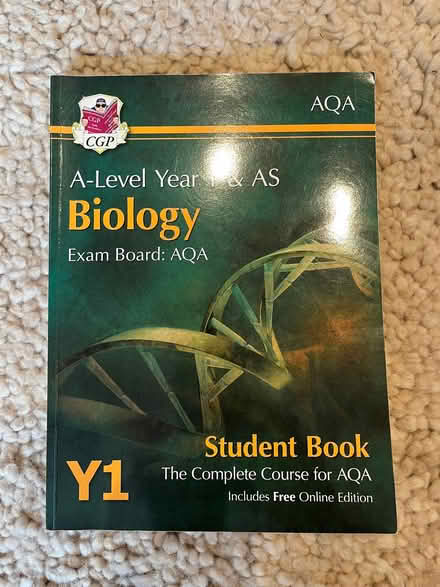 Photo of free AQA A level Biology study books (Lower Bois HP5) #4