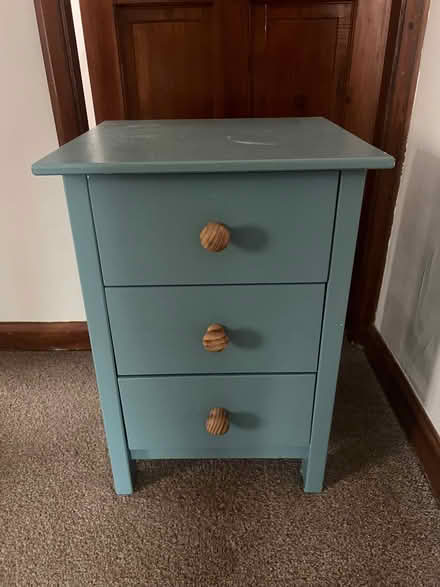 Photo of free Bedside table/small chest of drawers, pine (Arnold NG5) #1
