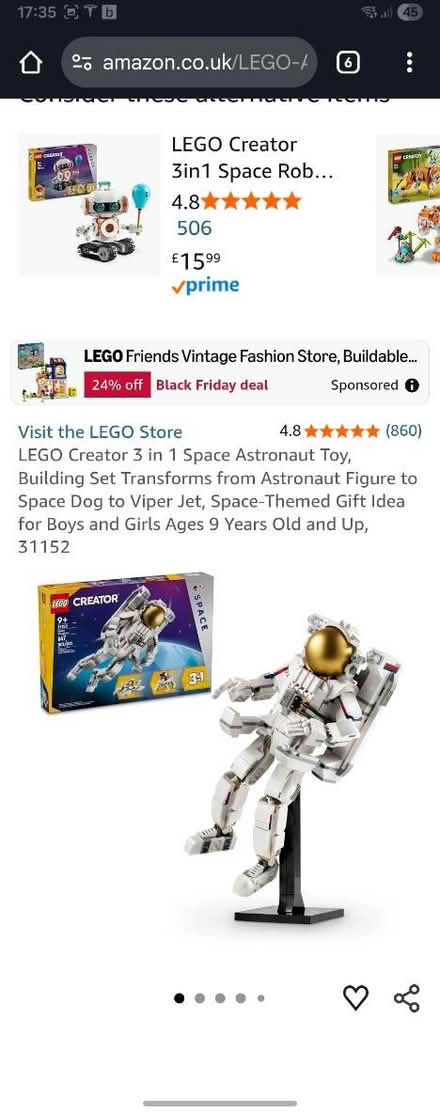 Photo of free Lego Astronaut 3 in 1 (Wantage, OX12) #1