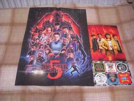 Photo of free Strange Things Poster, A4 Card Art and Stickers (Grange Court E10) #1