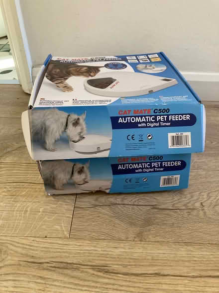 Photo of free Cat mate C500 automated cat feeders x 2 (Upper Norwood SE19) #1
