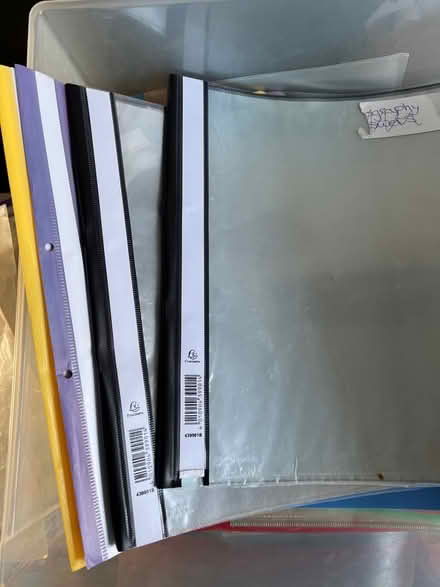 Photo of free Plastic filing wallets (Panshanger AL7) #1