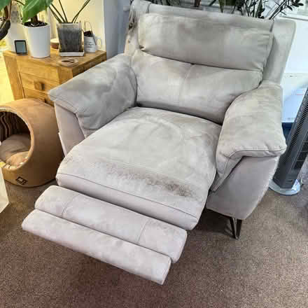 Photo of free Electric recliner - fabric damaged (WA10) #2