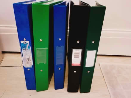 Photo of free 5 A4 ring binders (Amersham HP6) #1
