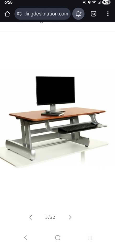 Photo of free Standing desk converter (Dracut) #1