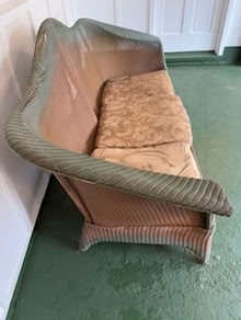 Photo of free Wicker Porch Couch (Pottersville, NJ) #3
