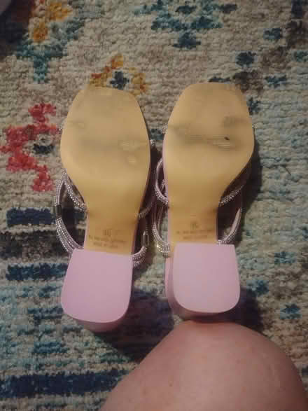 Photo of free girls shiny sandals size 5M (Mayfair Philadelphia) #1