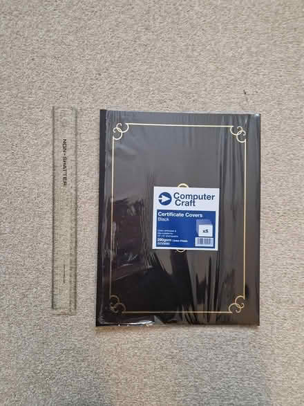 Photo of free Certificate covers/photo mounts (Baldock, Clothall Common SG7) #1