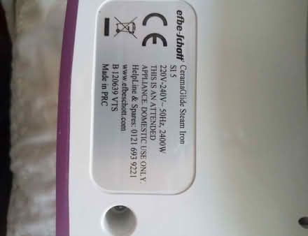 Photo of free Steam Iron (Broseley TF12) #1