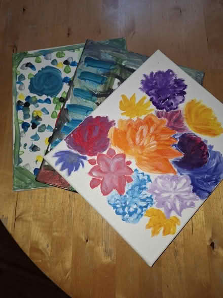 Photo of free 3 x canvases for re-use (crouch end, N8) #1