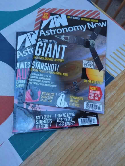 Photo of free 2 Back issues of Astronomy Now magazine (Mapperley NG3) #1