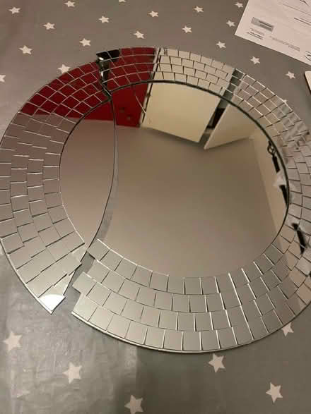 Photo of free Broken Mirror (Wallands Park BN7) #1