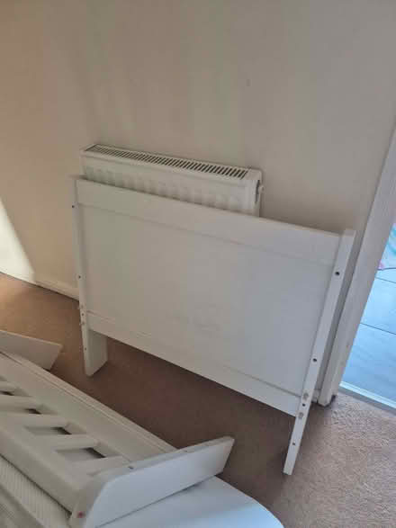 Photo of free Cot bed white with mattress & sheets (Croham CR2) #4