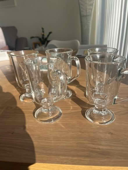 Photo of free 5 Irish coffee glasses (Clevedon BS21 near Aldi.) #2