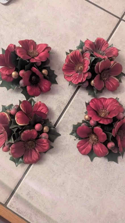 Photo of free Set of 4 candle holders (RG24 Old Basing) #1