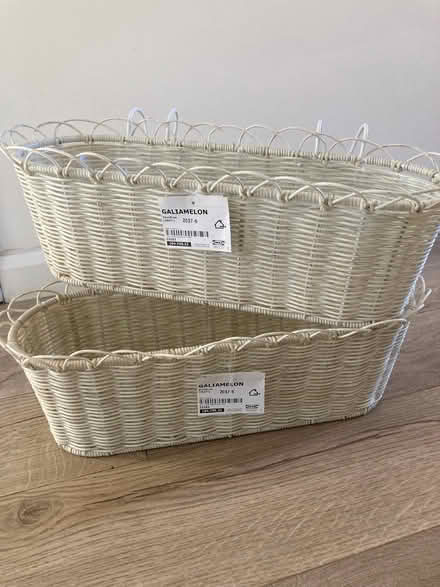Photo of free 2 x IKEA Galiamelon hanging baskets (Upper Norwood SE19) #1