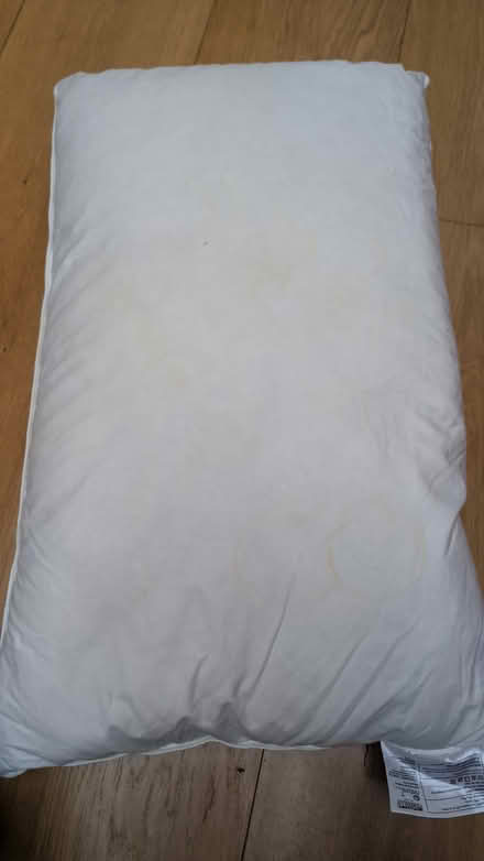 Photo of free John Lewis down pillow x2 (Hatton Wall, EC1N) #3