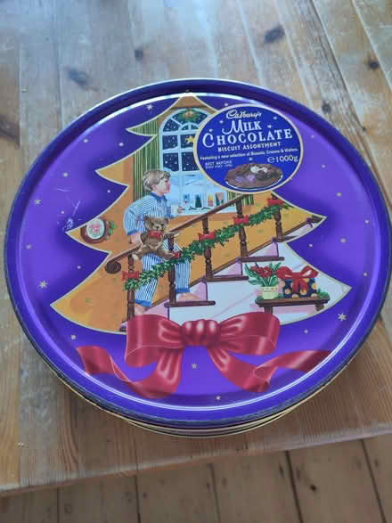 Photo of free Round, empty biscuit tin (Henleaze Ward BS9) #1