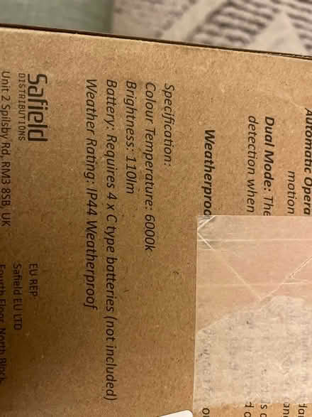 Photo of free NEW battery power wall sensor light (Acton W3) #2