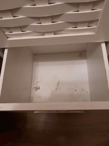 Photo of free White wooden storage unit (Sandylands morecambe LA3) #3