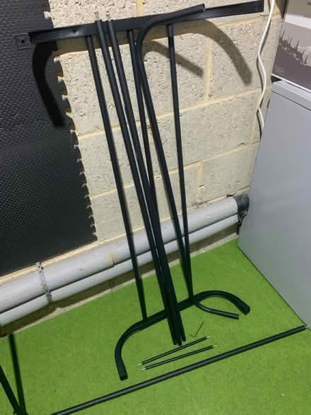 Photo of free Black metal clothes rail (Christchurch) #4