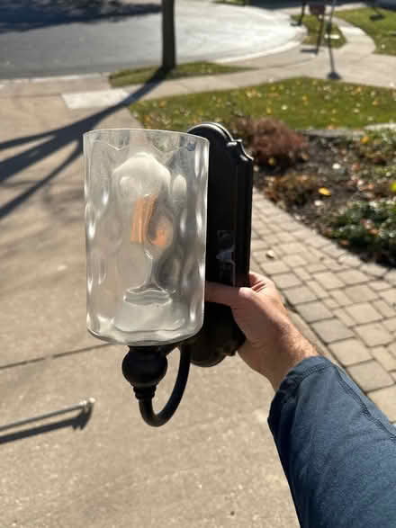 Photo of free Antique bronze Wall light fixtures (Unincorporated north Wheaton) #3