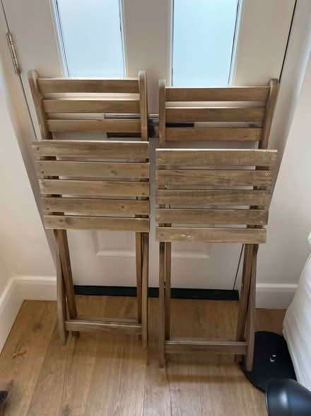 Photo of free Two Outdoor Folding Garden Chairs (Richmond TW10) #1