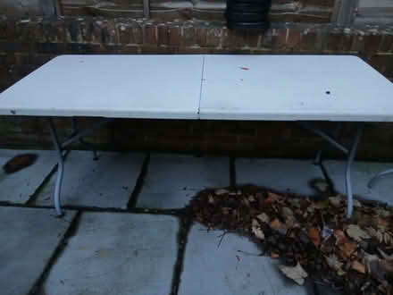 Photo of free Folding table (Fort Pitt ME1) #1