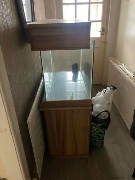 Photo of free Aquarium, accessories, cabinet (Freckleton PR4) #1