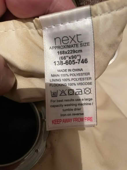 Photo of free Next “Sherlock” curtains- 2 pairs (Waterside) #2