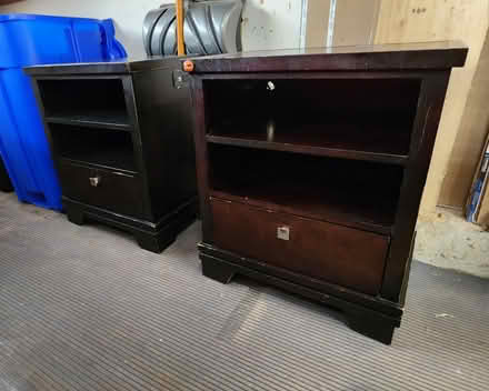 Photo of free Nightstands/side tables w/power (Owings Mills/Reisterstown) #1