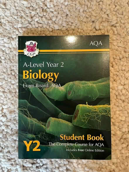 Photo of free AQA A level Biology study books (Lower Bois HP5) #3