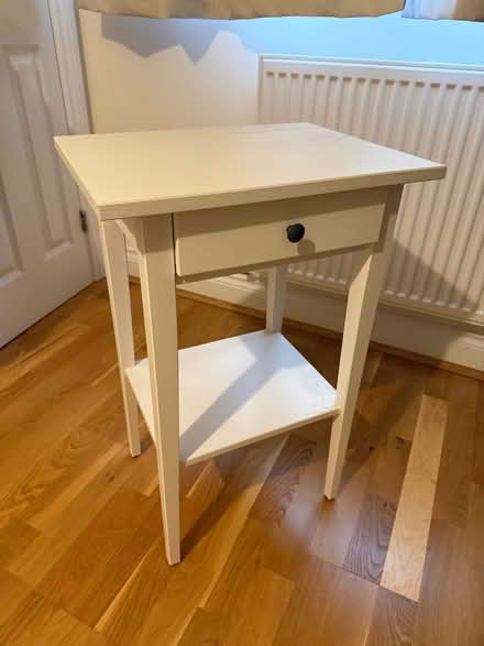 Photo of free White bedside table (Lakenham NR1) #1