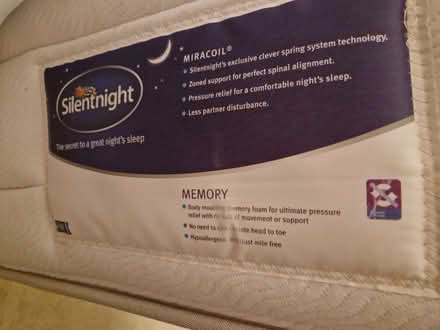 Photo of free Silentnight 'Miracoil' Mattress: top Condition - Superking . (Prince of Wales Steps TQ1) #1