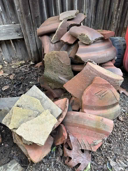 Photo of free Bottles -Terra cotta pieces (South land park) #3