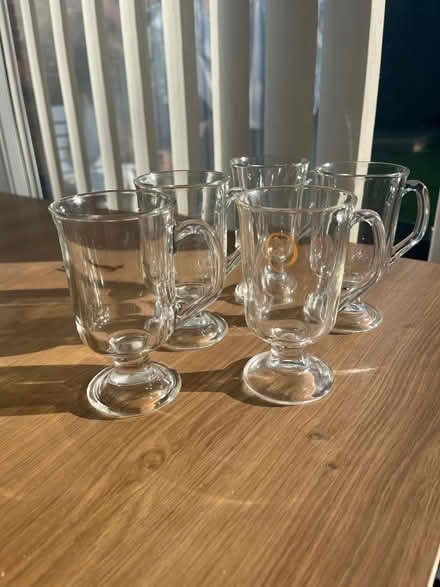 Photo of free 5 Irish coffee glasses (Clevedon BS21 near Aldi.) #1