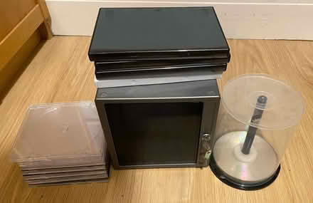Photo of free Re-writeable CDs and DVDs along with cases and storage (Odd Down) #1