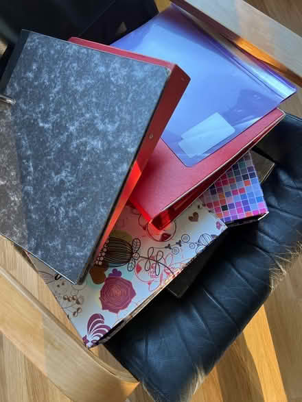 Photo of free A4 ring files (Panshanger AL7) #1