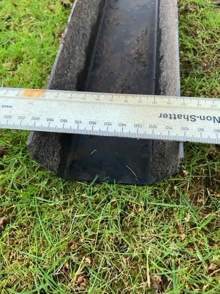 Photo of free 4m half round 110mm black guttering plus oddments (Wellington TF1) #3