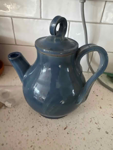 Photo of free Blue ceramic tea pot (Boxmoor, Hemel Hempstead) #1
