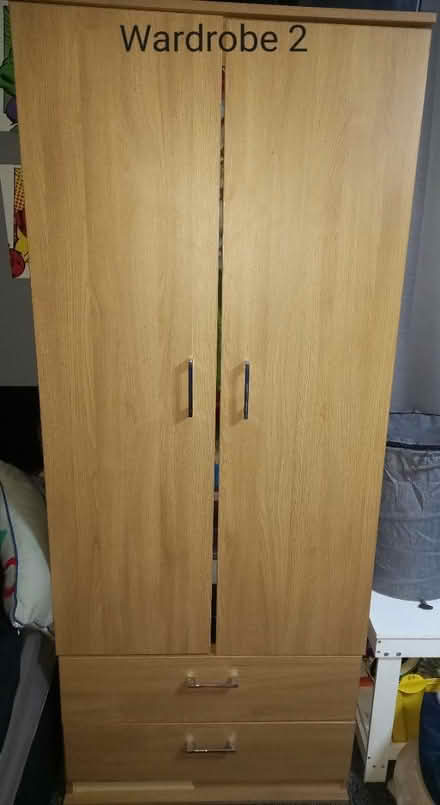 Photo of free 2 double wardrobes/ 2 desks (CH42 Rockferry) #3