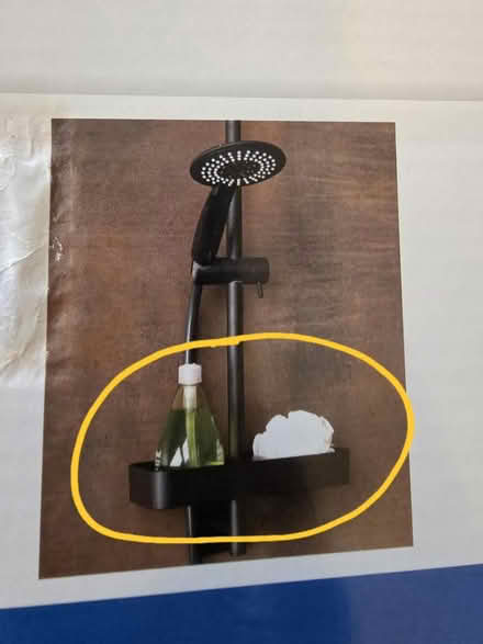 Photo of free Black Shower Caddy (Moortown LS17) #2