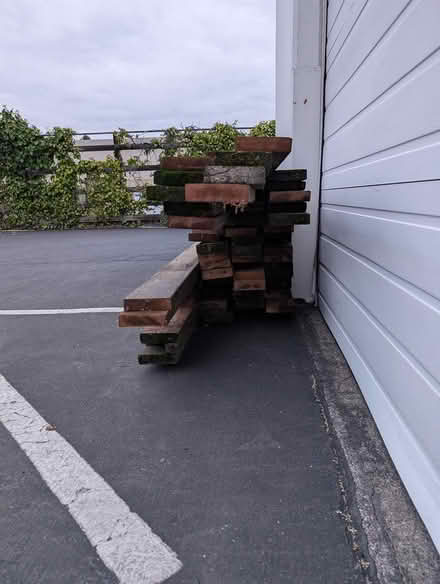 Photo of free Redwood Deck Boards Lumber (1300 Space Park Way) #3