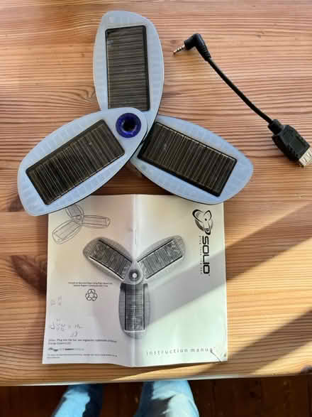 Photo of free Solio solar charger with usb tip (TW12 - Hampton Hill) #1