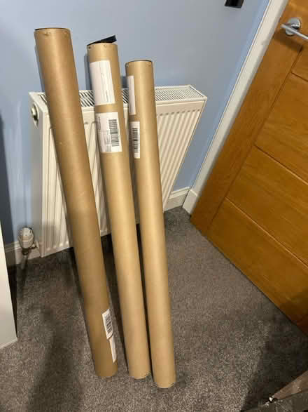 Photo of free 3 x Heavy duty cardboard tubes (Near Cameron Toll EH16) #1