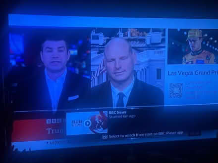 Photo of free 48 inch tv in working order black only have a white spot (Black Dam RG21) #1