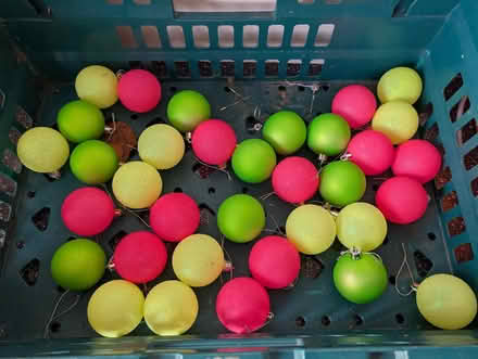 Photo of free Neon Christmas baubles (Crewe CW1) #1