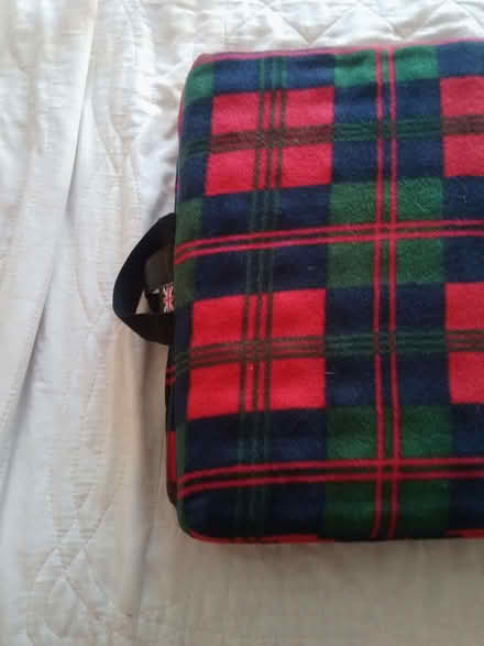 Photo of free Tartan Cushion (Broseley TF12) #3